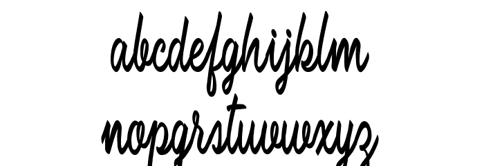 Brilhant Font LOWERCASE