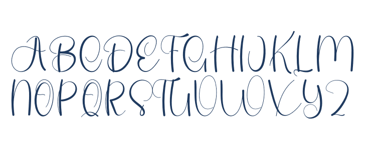 Briliant Calligraph Uppercase