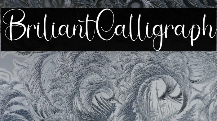 Briliant Calligraph Example 1
