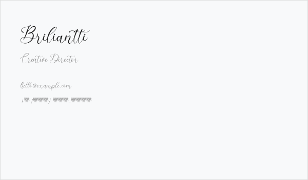 Briliantti Business Card