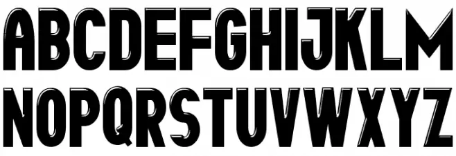Brillante St フォント 大文字