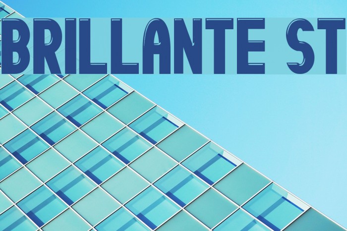 Brillante St Font examples