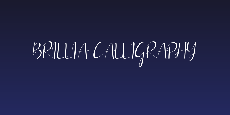 Brillia Calligraphy Social Header
