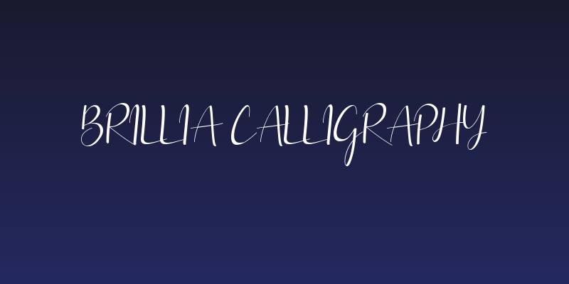 Brillia Calligraphy Social Header