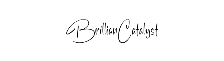 Brillian Catalyst  フリーフォントのダウンロード