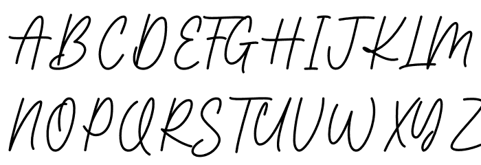 Brilliance Signature Schriftart Groß