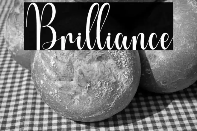 Brilliance Font examples