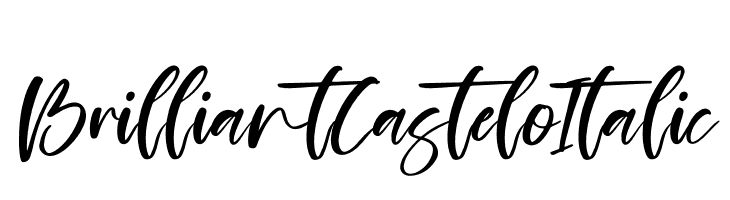 Brilliant Castelo Italic  font caratteri gratis