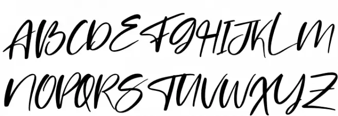 Brilliant Castelo Italic Caratteri MAIUSCOLE