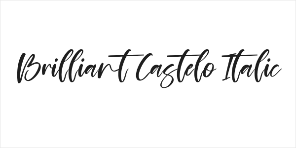 Brilliant Castelo Italic Logo