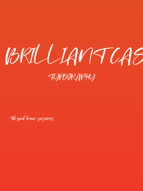 Brilliant Castelo Italic Poster