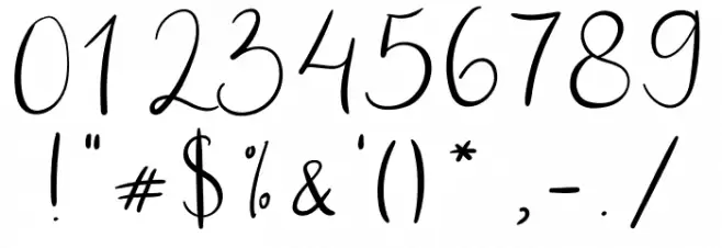 Brilliant Classy Font OTHER CHARS