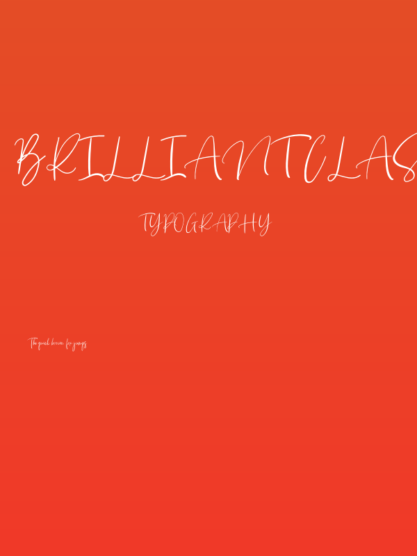 Brilliant Classy Poster