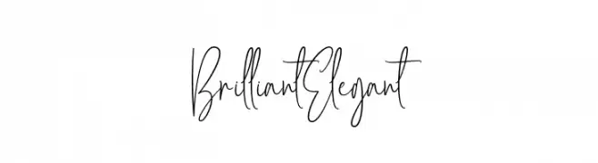 Brilliant Elegant  Descarca Fonturi Gratis