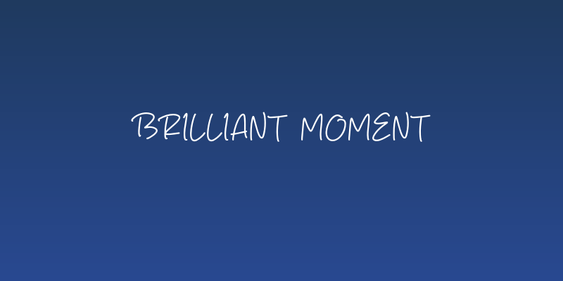 Brilliant Moment Social Header
