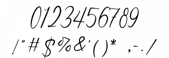 Brilliant Rose Font OTHER CHARS