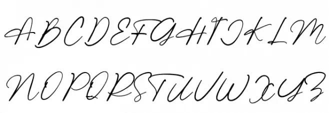 Brilliant Rose Font UPPERCASE