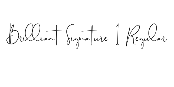 Brilliant Signature 1 Regular Logo