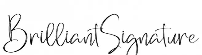 Brilliant Signature  Descarca Fonturi Gratis