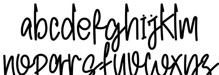Brilliant Signature Font LOWERCASE