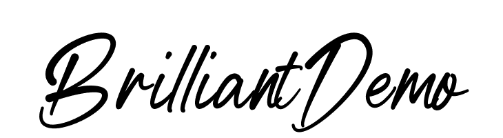 BrilliantDemo  नि: शुल्क फ़ॉन्ट्स डाउनलोड