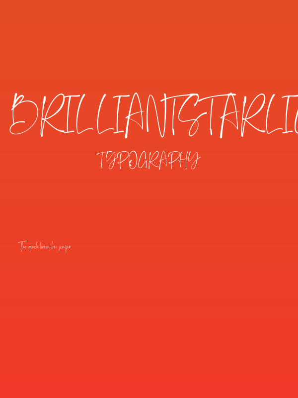 BrilliantStarlightRegular Poster