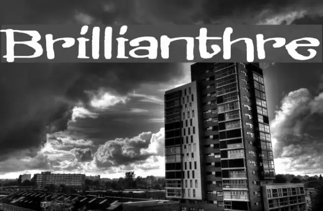 Brillianthre Font examples
