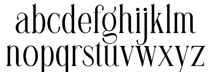 Brilliantly DEMO Font LOWERCASE