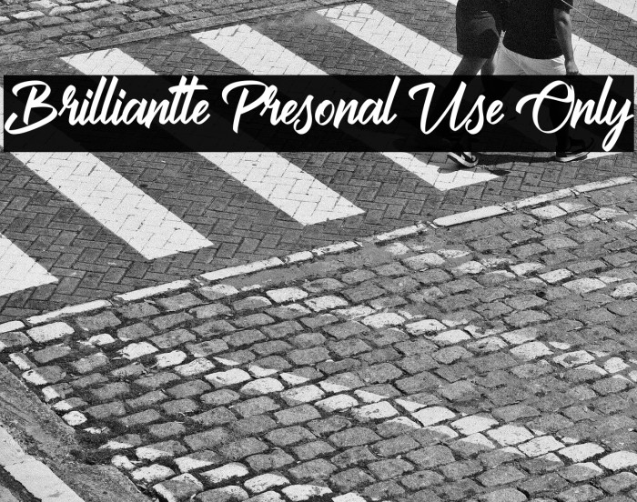 Brilliantte Presonal Use Only Example 1