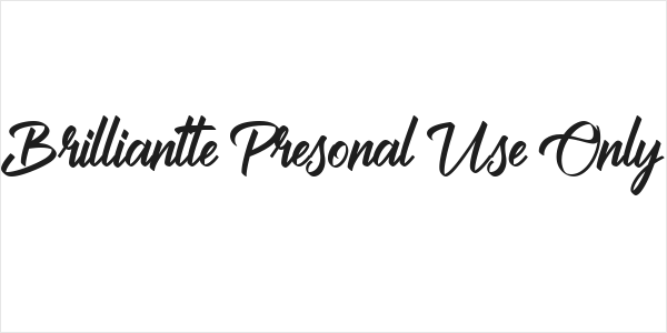 Brilliantte Presonal Use Only Logo