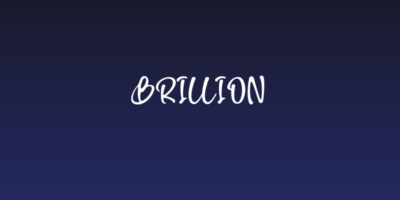 Brillion Social Header