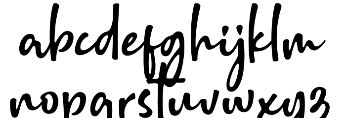 Brillion Font LOWERCASE