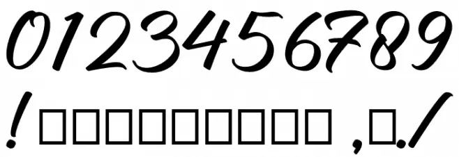 Brillotus Font OTHER CHARS