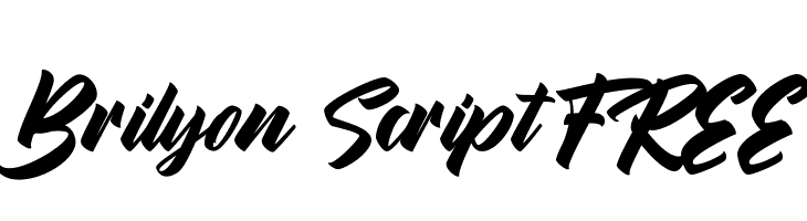 Brilyon Script FREE  Frei Schriftart Herunterladen