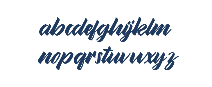 Brilyon Script FREE Lowercase