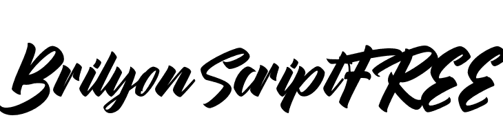 BrilyonScriptFREE  Скачать бесплатные шрифты