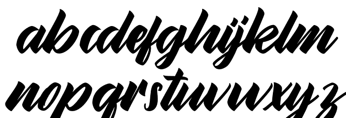 BrilyonScriptFREE Font LOWERCASE