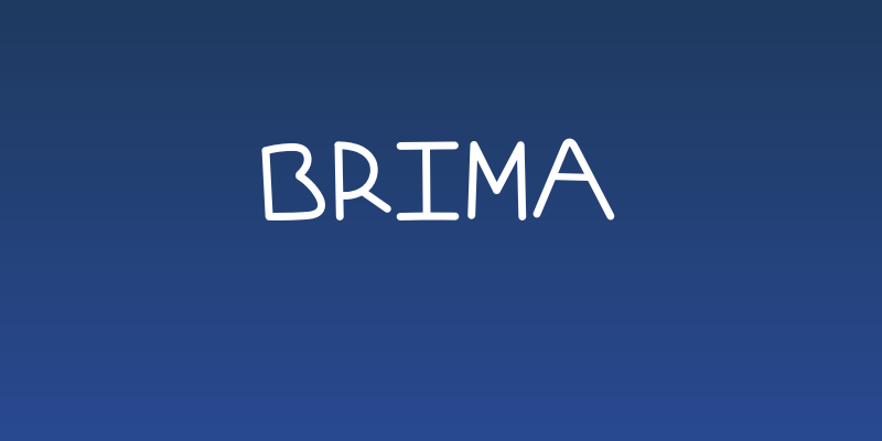 Brima Social Header