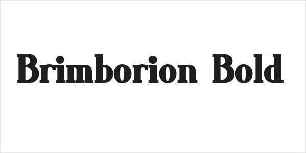 Brimborion Bold Logo