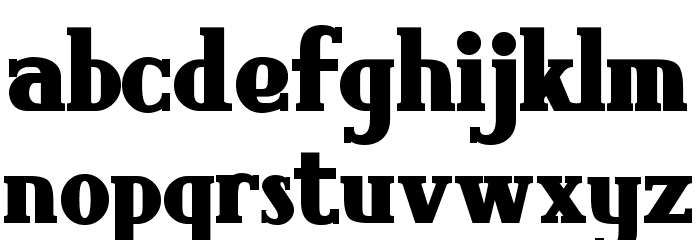 Brimborion Bold Font LOWERCASE