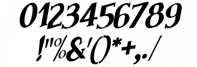 Brimborion Fou Italique Font OTHER CHARS