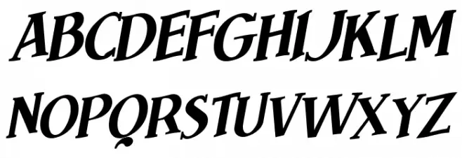 Brimborion Fou Italique Schriftart Groß