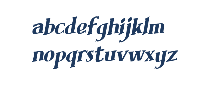 Brimborion Fou Italique Lowercase