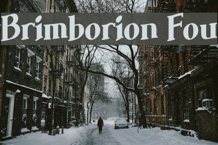 Brimborion Fou Font examples