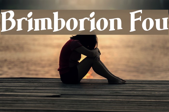 Brimborion Fou Font examples