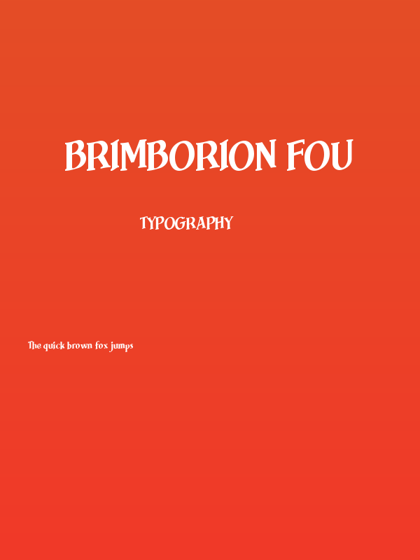 Brimborion Fou Poster
