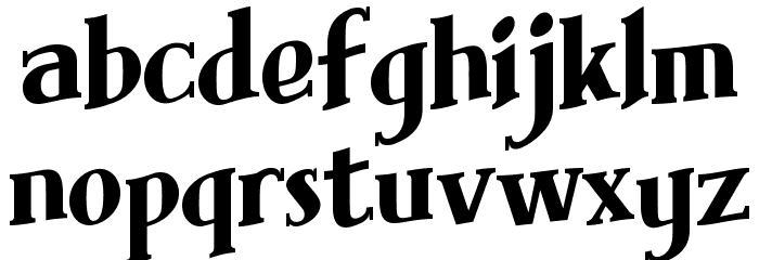 Brimborion Fou Font LOWERCASE
