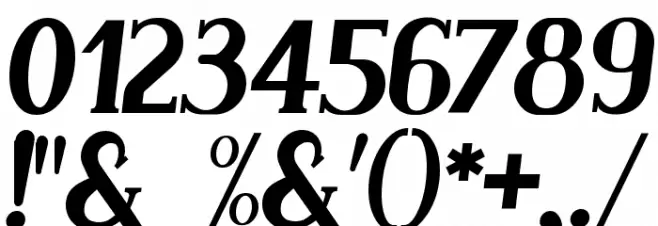 Brimborion Italique Font OTHER CHARS