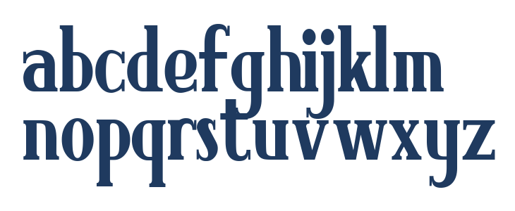 Brimborion Narrow Lowercase