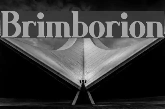 Brimborion Font examples
